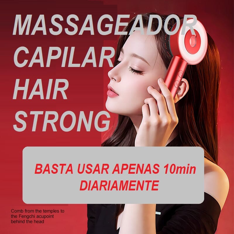 Escova Massageadora de Cabelo