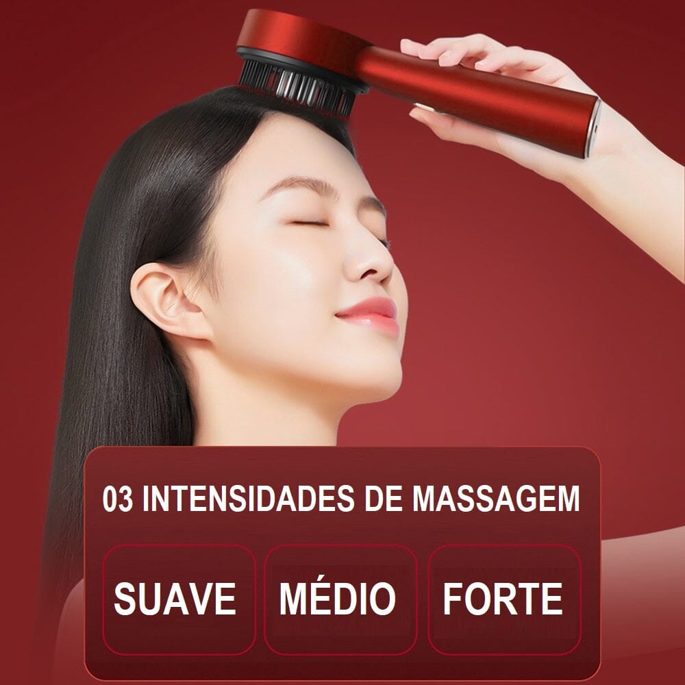 Escova Massageadora de Cabelo